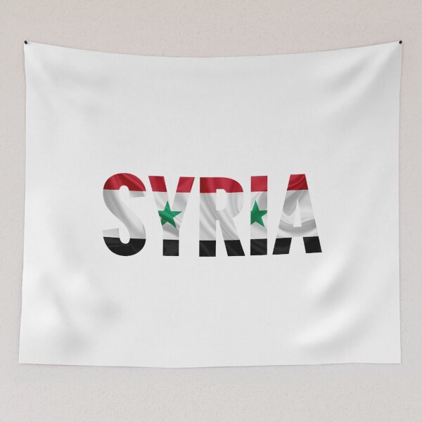 Item preview, SYRIA FLAG NAME STYLISH DESIGN designed and sold by ArabCorner.