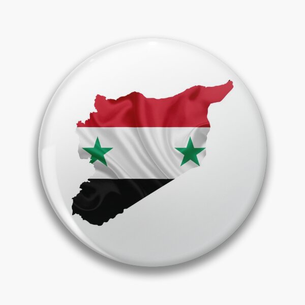 Item preview, SYRIA MAP ON FLAG STYLISH DESIGN designed and sold by ArabCorner.