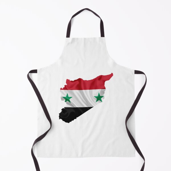 Item preview, SYRIA MAP ON FLAG STYLISH DESIGN designed and sold by ArabCorner.