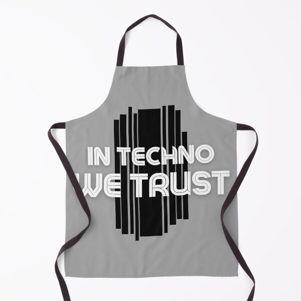 Item preview, In techno we Trust Black White designed and sold by kyds.