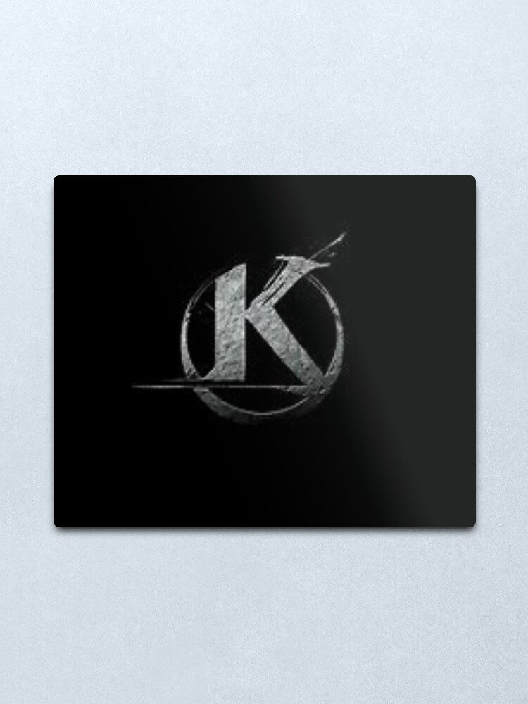 Kaamelott Logo Black Metal Print By Percevalshop Redbubble