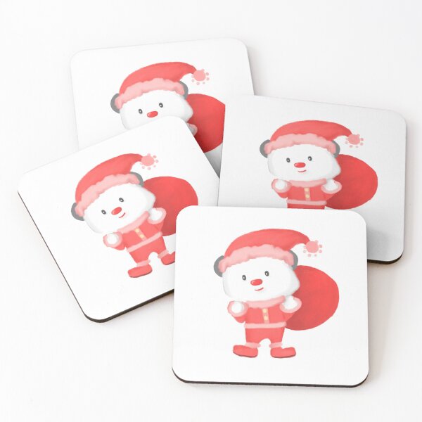Item preview, SnowWhite Santa Bear designed and sold by Aerithcloud01.