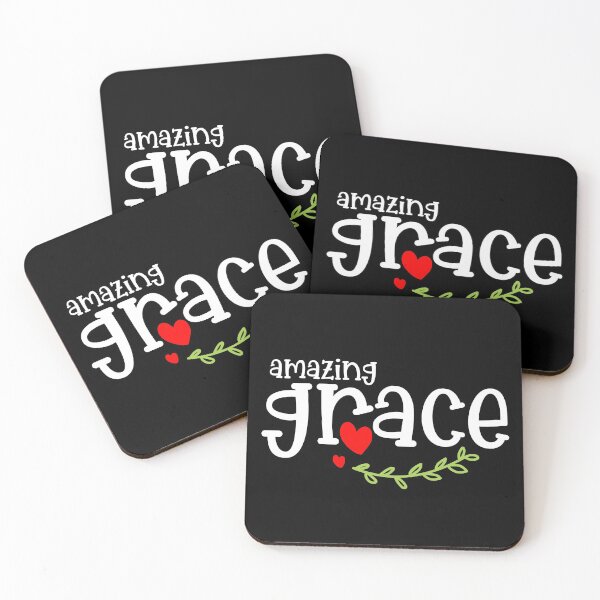 Item preview, Amazing grace red heart designed and sold by PlusAdore.