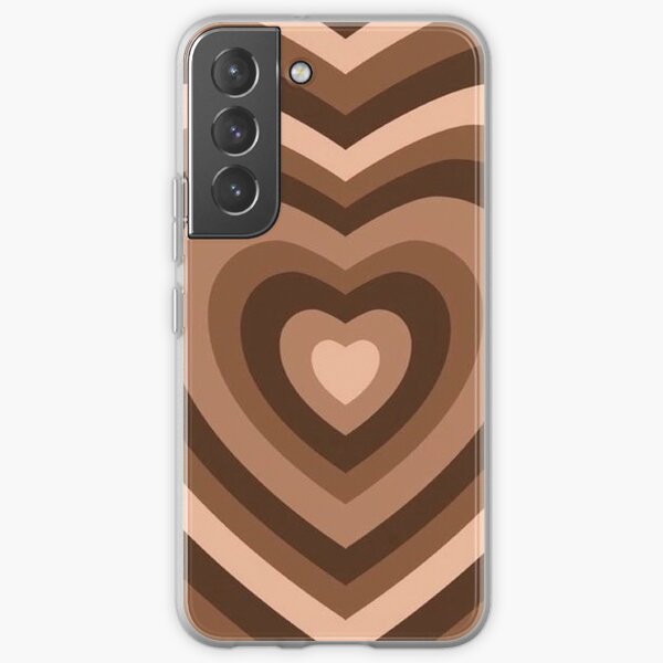 y2k coeur marron Coque souple Samsung Galaxy