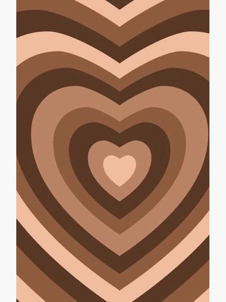 y2k heart brown by sabrinamerg