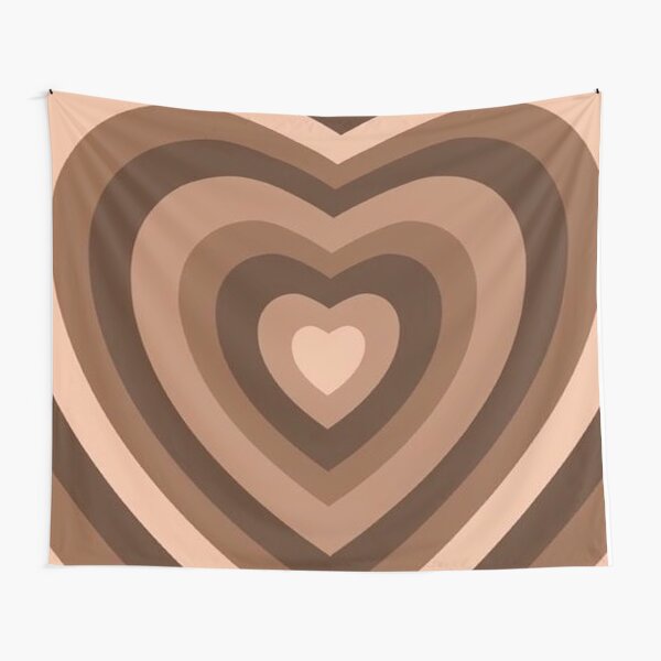 y2k heart brown Tapestry