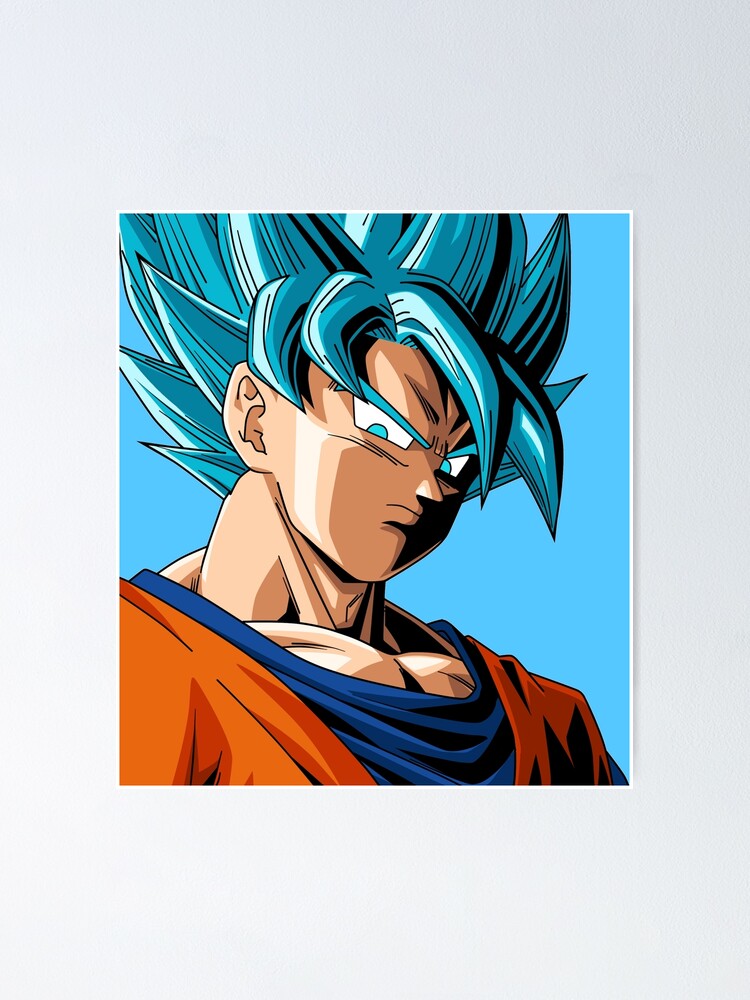 Goku SSJB - Dragon Ball Super Poster by RedaXis