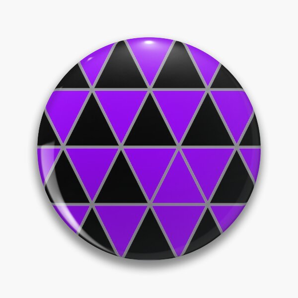 Item preview, Black, purple,  and gray geometric triangle pattern designed and sold by BaronessDesign.