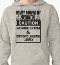 Background Vector Bolt heavy equipment operator heavy equipment opera Pullover Hoodie