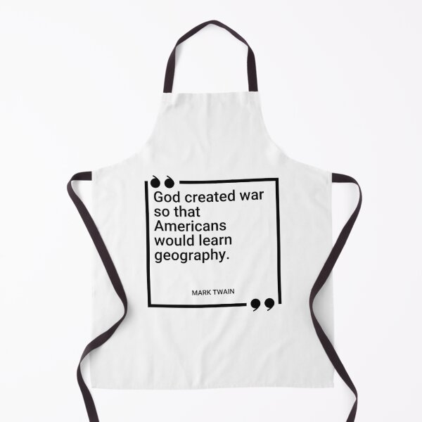 Item preview, Mark Twain - God created war so that Americans would learn geography. designed and sold by SocraticQuotes.