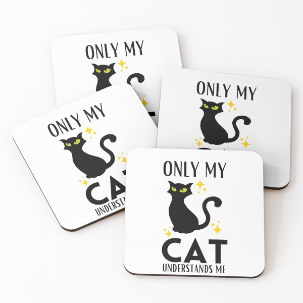 Item preview, Only My Cat Understands Me - Black Cat designed and sold by Pandoras-Boxx.