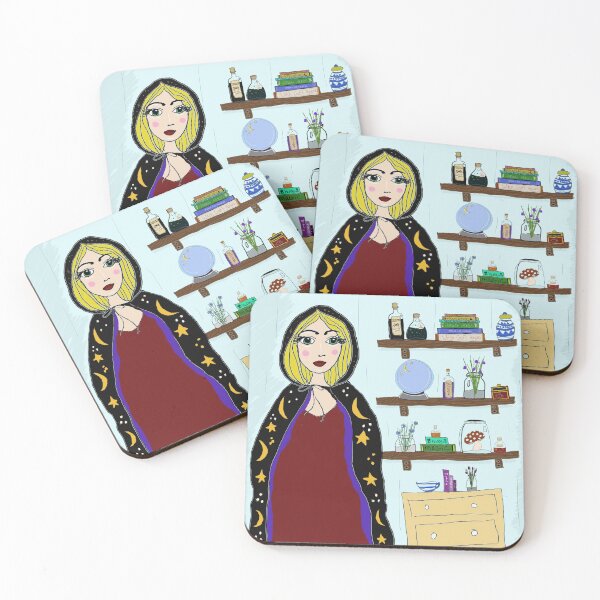 Item preview, A witch and her favorite things designed and sold by Lisa Casineau.
