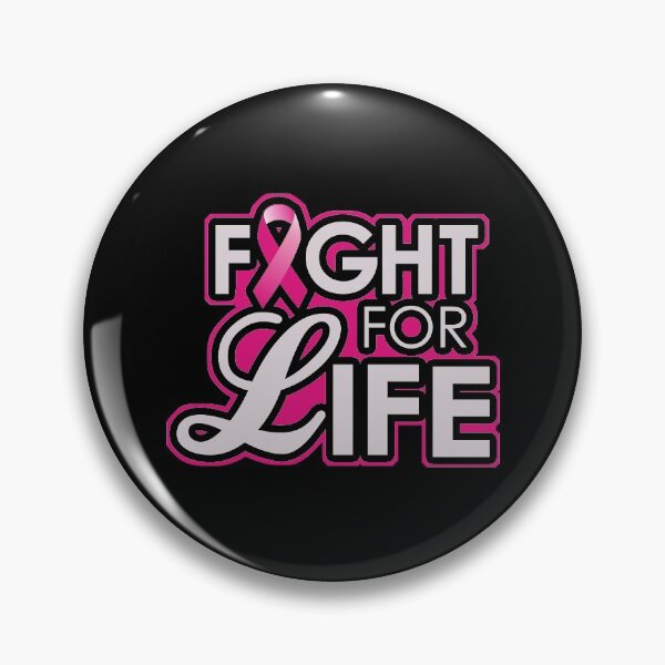Item preview, Fight for life with pink ribbon designed and sold by mederDESIGNS.