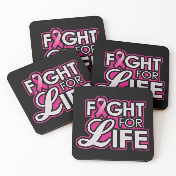 Item preview, Fight for life with pink ribbon designed and sold by mederDESIGNS.