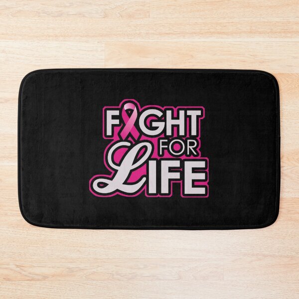 Item preview, Fight for life with pink ribbon designed and sold by mederDESIGNS.