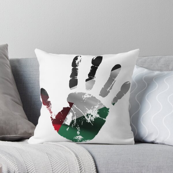 Item preview, PALESTINE FLAG HANDPRINT STYLISH DESIGN designed and sold by ArabCorner.