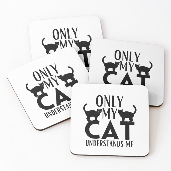 Item preview, Only My Cat Understands Me - Black Cat designed and sold by Pandoras-Boxx.