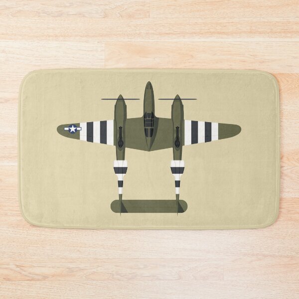 Item preview, P-38 WWII Fighter Aircraft - Olive designed and sold by VoodooCircus.