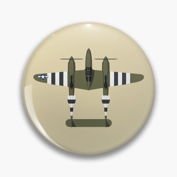 Item preview, P-38 WWII Fighter Aircraft - Olive designed and sold by VoodooCircus.