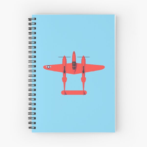 Item preview, P-38 WWII Fighter Aircraft - Red designed and sold by VoodooCircus.