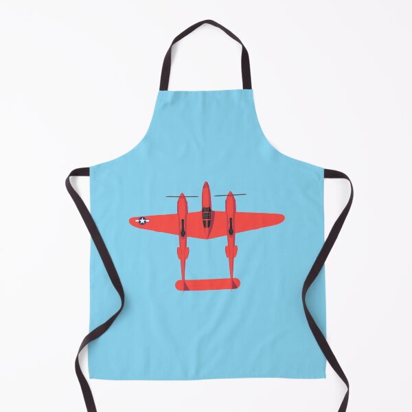 Item preview, P-38 WWII Fighter Aircraft - Red designed and sold by VoodooCircus.