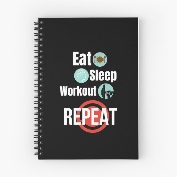 Item preview, Eat sleep workout repeat designed and sold by i-longmanshop.
