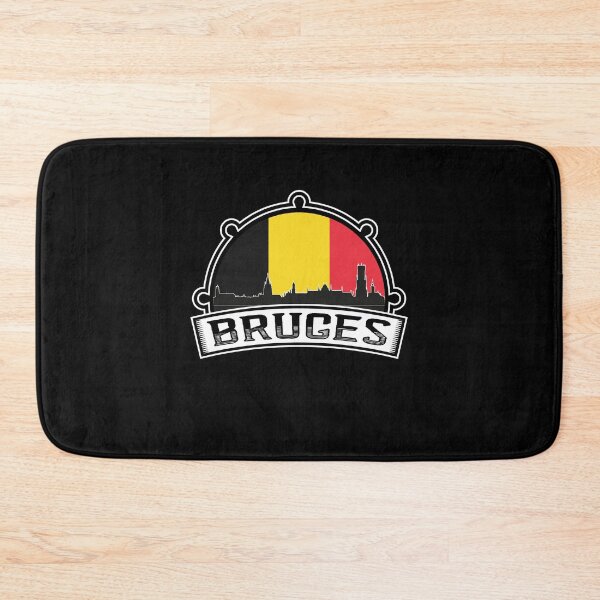Item preview, Bruges Belgium Skyline Travel Souvenir Belgian Flag designed and sold by TeeHome.