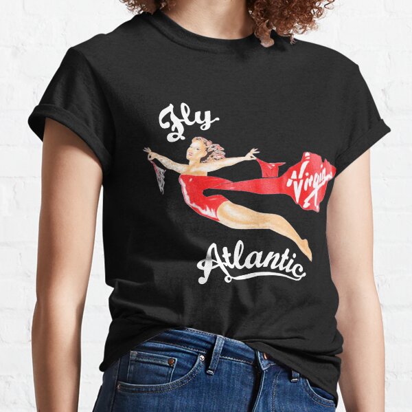 Fly Virgin atlantisches Logo Classic T-Shirt