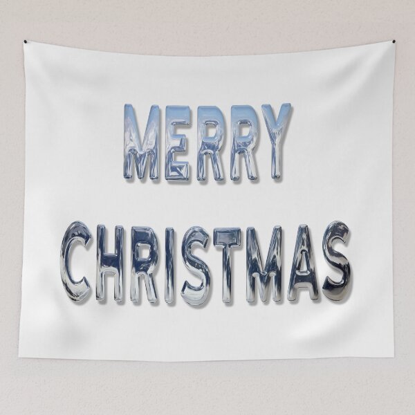 Item preview, Merry Christmas Silver Greeting designed and sold by MarkUK97.