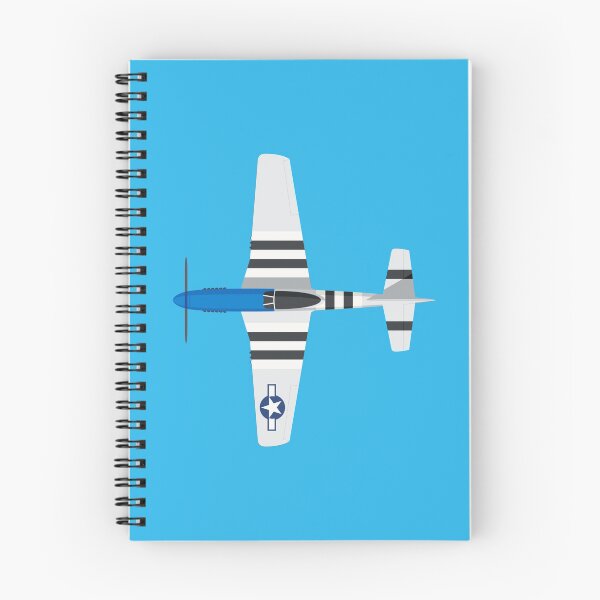 Item preview, P-51 Fighter Aircraft - Landscape Blue designed and sold by VoodooCircus.