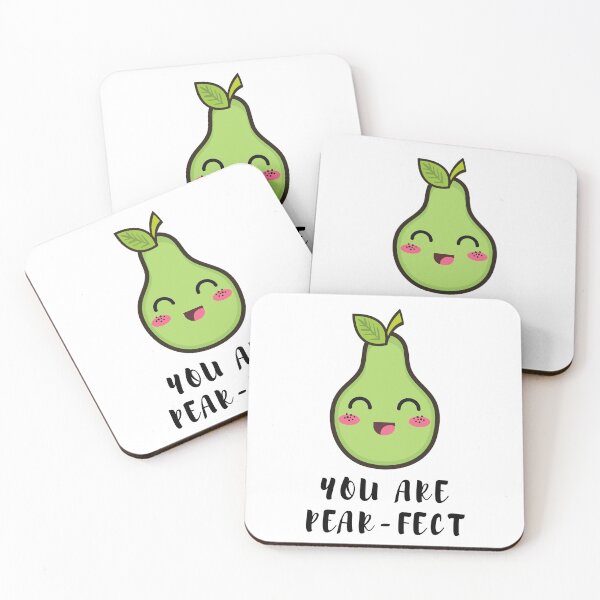 Item preview, Cute Pear fruit: "You are pear-fect" designed and sold by Digibee.