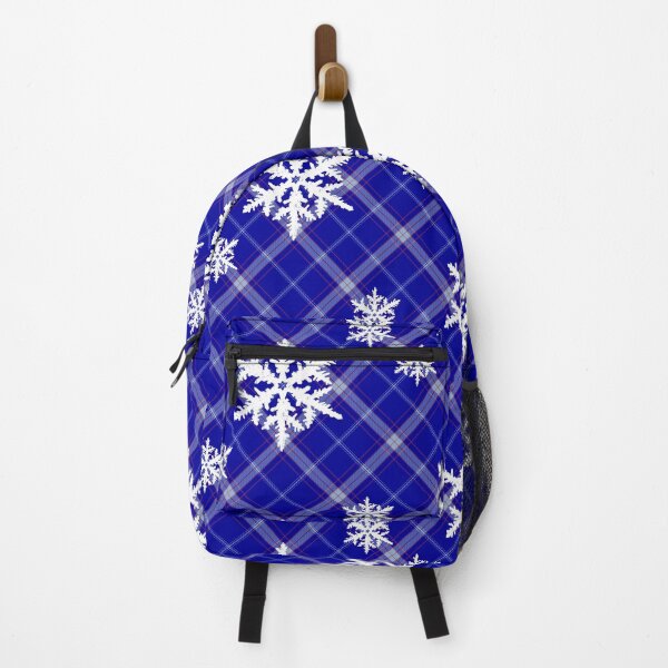 Item preview, Christmas plaid snowflake blue designed and sold by kyds.
