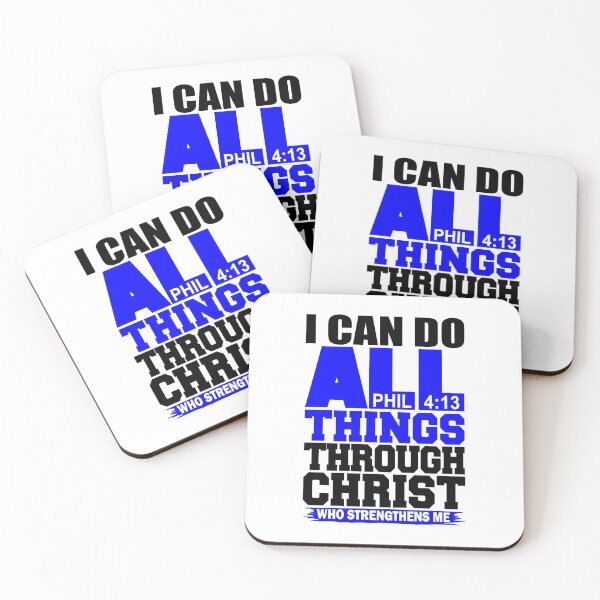 Item preview, i can do all things through christ who strengthens me phil 4 13 designed and sold by PUNCH ME IN SHOP.
