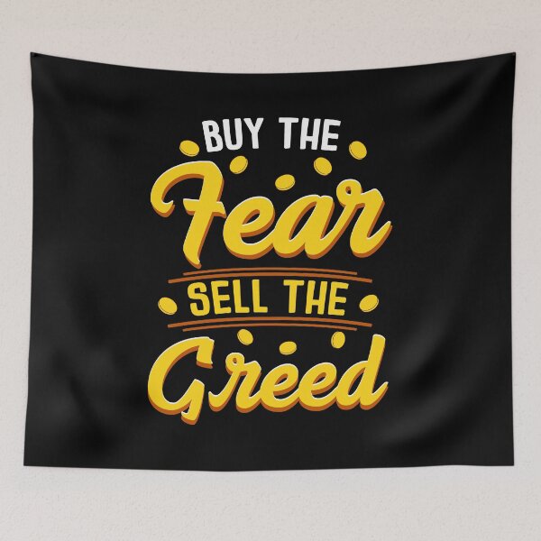 Item preview, Investing Buy The Fear Sell The Greed Stock Market designed and sold by perfectpresents.