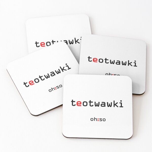 Item preview, TEOTWAWKI Make a statement or go ironic with angsty text-speak. designed and sold by oh-so.