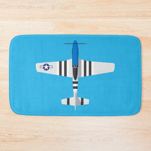 Item preview, P-51 Fighter Aircraft - Blue designed and sold by VoodooCircus.