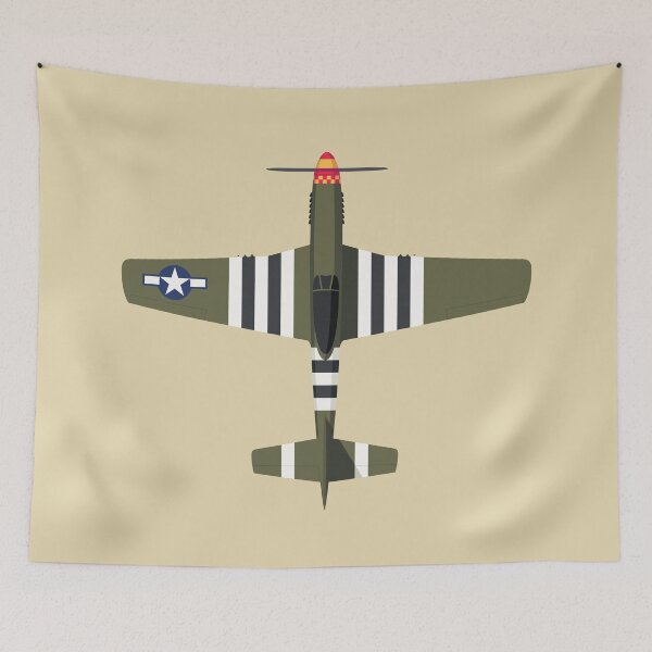 Item preview, P-51 Fighter Aircraft - Olive designed and sold by VoodooCircus.
