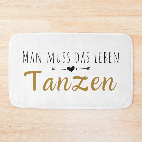 Artikelvorschau, Man muss das Leben tanzen! entworfen und verkauft von Herzshirts.