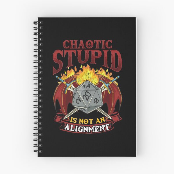 Item preview, Chaotic Stupid Is Not An Alignment Tabletop Gaming designed and sold by perfectpresents.