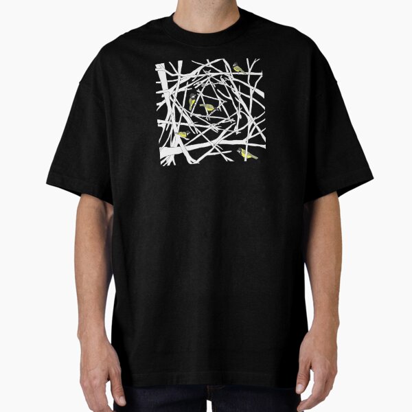 Five Golden Whistlers (Twiggy) Oversized T-Shirt