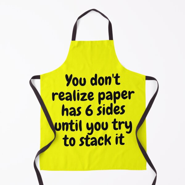 Item preview, You don't realize paper has 6 sides until you try to stack it designed and sold by mind-illusions.