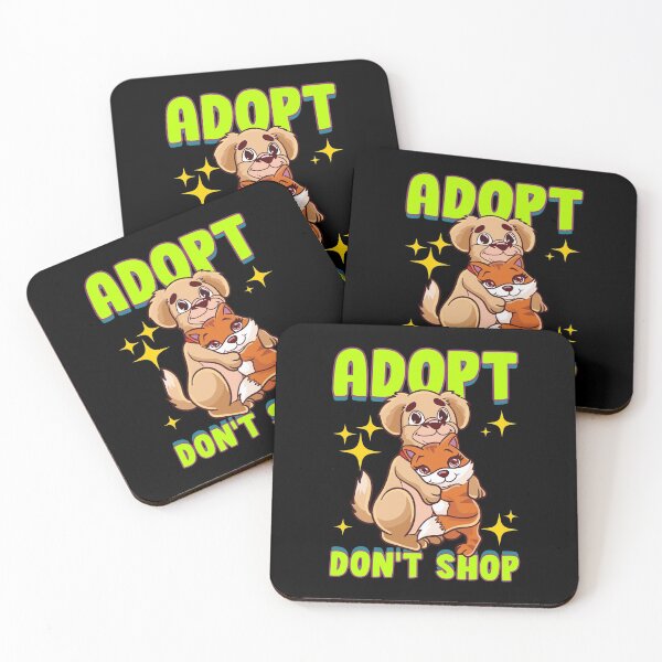 Item preview, Cute Cat & Dog Adopt Don't Shop designed and sold by perfectpresents.