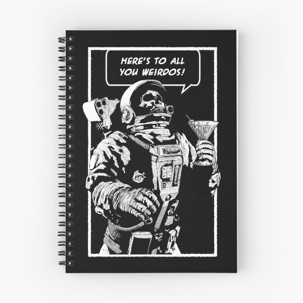 Item preview, Here's To All You Weirdos Dead Goth Skull Astronaut designed and sold by GrandeDuc.