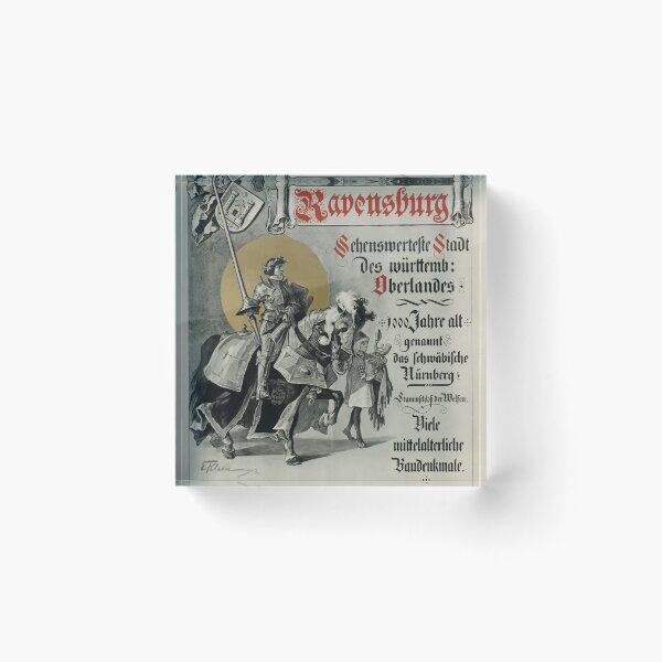 Item preview, retro classic Ravensburg poster designed and sold by CorasPosters.