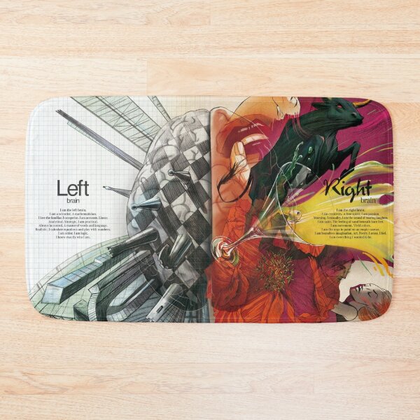 Item preview,  Comparing those who use their left or right side of their brain designed and sold by 42youbest.