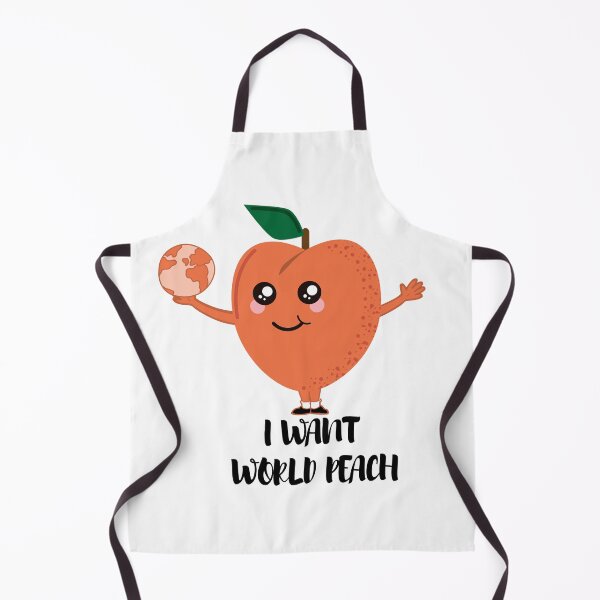 Item preview, A cute peaches: "I want world peach" designed and sold by Digibee.