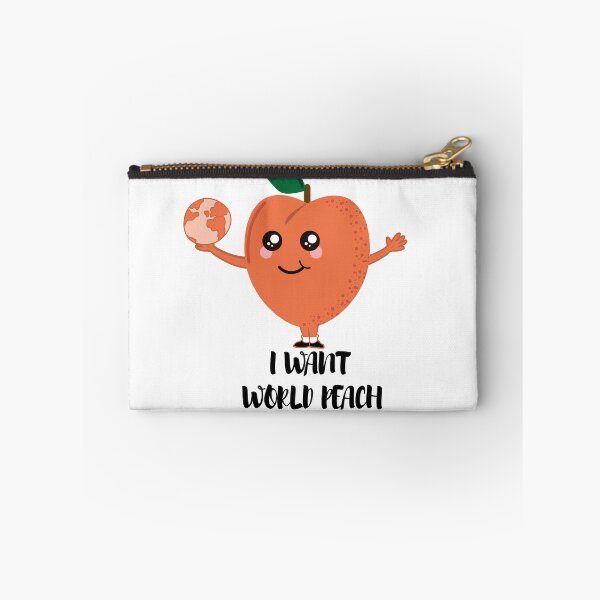 Item preview, A cute peaches: "I want world peach" designed and sold by Digibee.