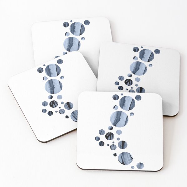 Item preview, SILVER BUBBLES - Original handmade watercolor & inks fine art design  designed and sold by Azanza.