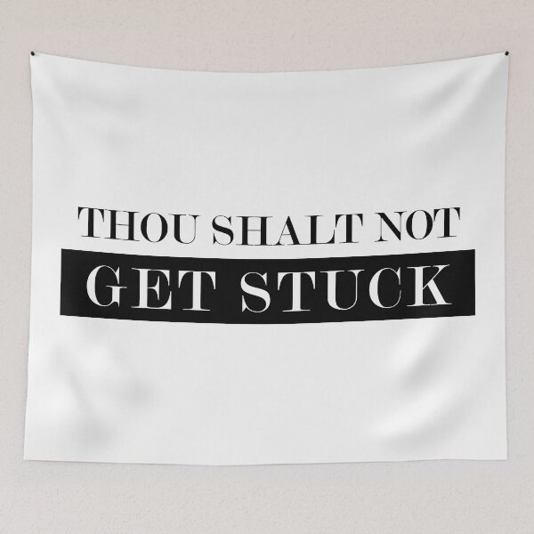 Item preview, Thou shalt not get stuck designed and sold by Gooderestx4.