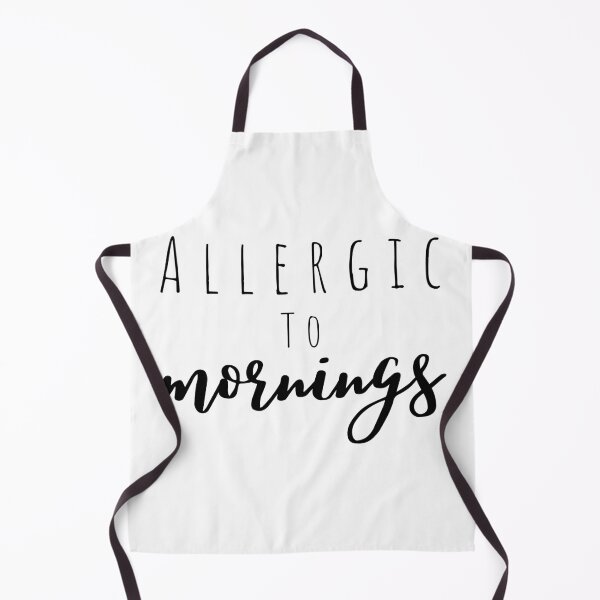 Item preview, Allergic to mornings designed and sold by Herzshirts.